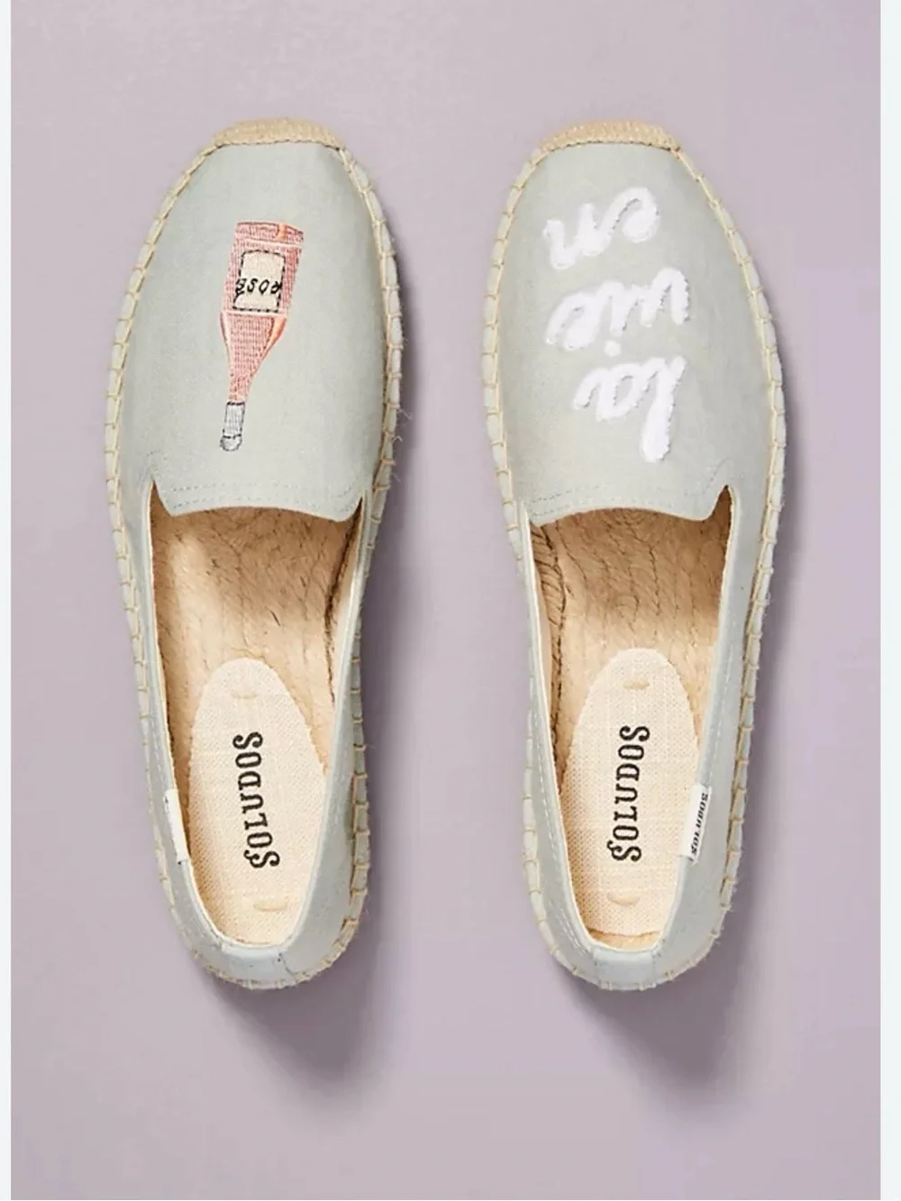 Soludos La Vie En Rose slipper Espadrilles sz9 Anthropologie